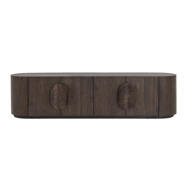 Tower Living Allure TV-meubel donkerbruin 210 cm