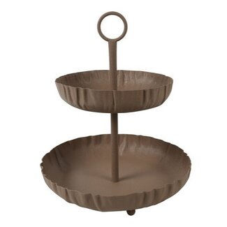 Countryfield Etagere 2l Dusan L bruin- 34 x 34 x 40 CM