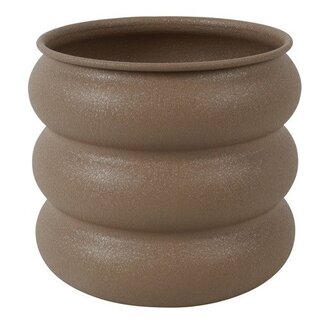Countryfield Bloempot Rings M bruin - 20 x 20 x 18 cm