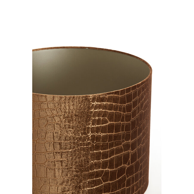 Light en Living Lampenkap cilinder 50-50-38 cm PRAYA bruin