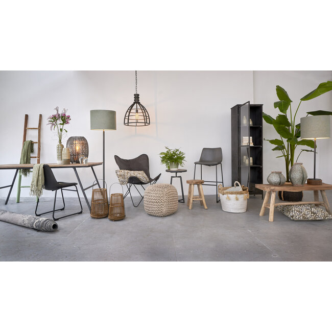 Light en Living Kap cilinder 35-35-25 cm LIVIGNO antraciet