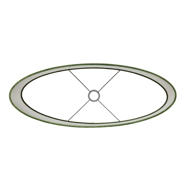 Light en Living Kap ovaal recht smal 38-17,5-28 cm VELOURS dusty green