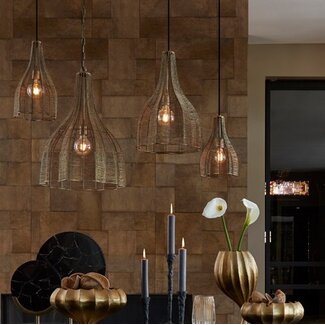 Light en Living Hanglamp Ø45x61 cm MARIAMA antiek brons