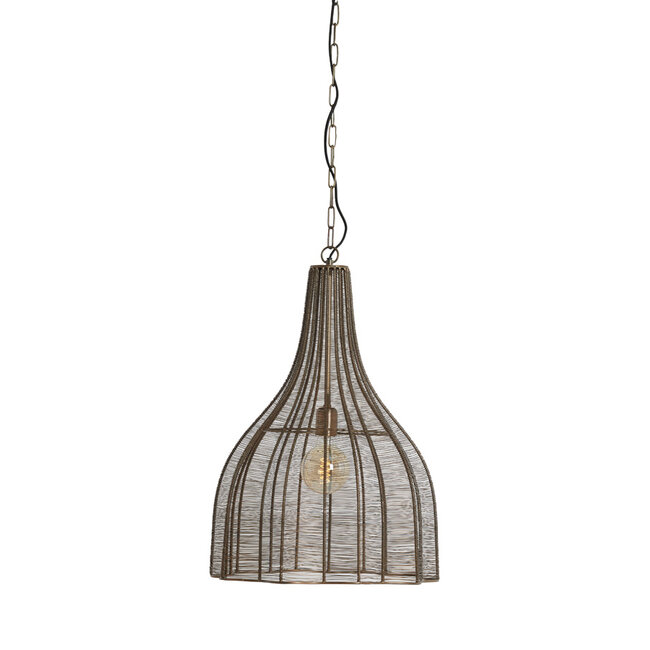 Light en Living Hanglamp Ø45x61 cm MARIAMA antiek brons