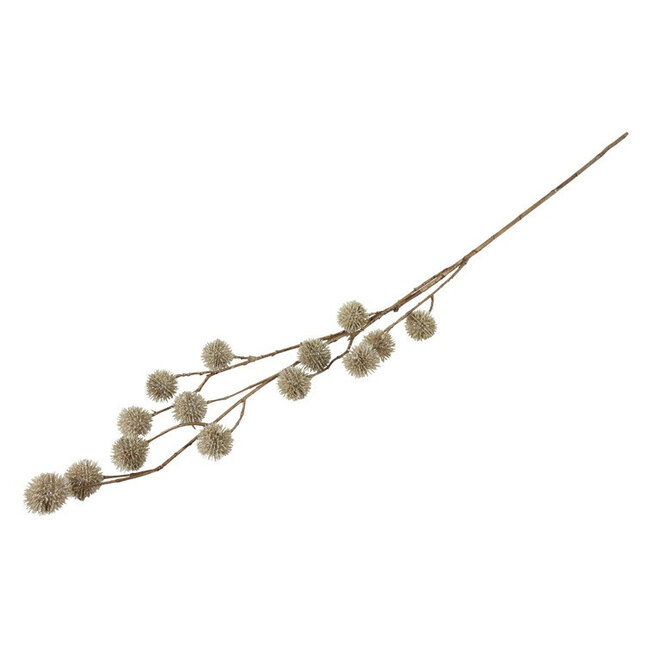 Countryfield Kunsttak Bloem Echinops champagne - 4 x 13 x 105 cm
