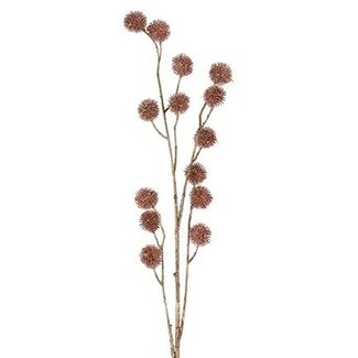 Countryfield Kunsttak Bloem Echinops roze - 4 x 13 x 105 cm