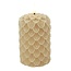 Countryfield LED-B Kaars Dennenkegel Lyon M beige - 8,5 x 8,5 x 12,5 cm