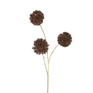 Countryfield Kunstbloem Taraxacum 3x bruin - 8 x 20 x 80 cm