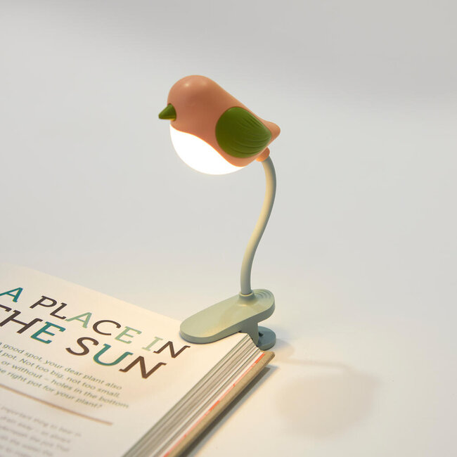 Balvi Boeklampje Birdie roze