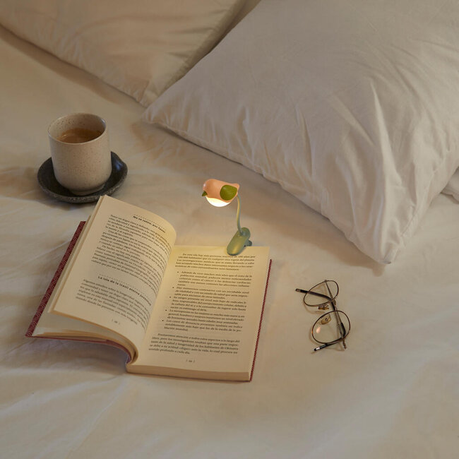 Balvi Boeklampje Birdie roze