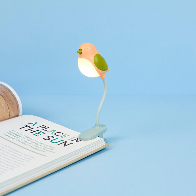 Balvi Boeklampje Birdie roze