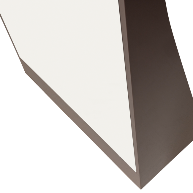 Woood SolariI Passpiegel 175 X 60 cm hout hoogglans donkerbruin [fsc]