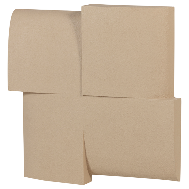 Woood Wanddeco Tide betonlook zand