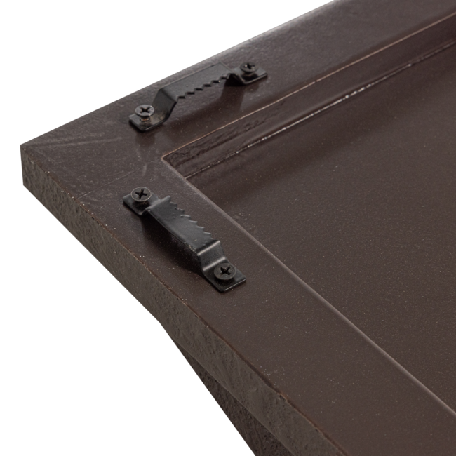 Woood Wanddeco Axis betonlook bruin