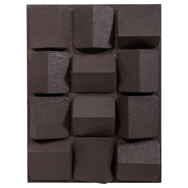 Woood Wanddeco Axis betonlook bruin