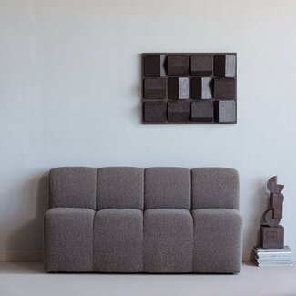 Woood Ornament Draxa schulptuur hout bruin