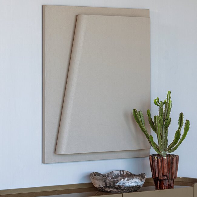 Woood Wanddeco Numa betonlook grijs