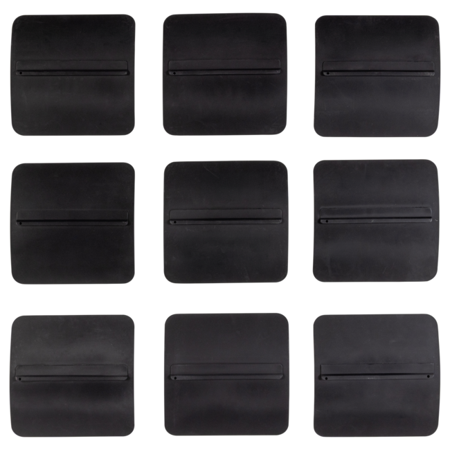 Woood Wanddeco Nami metaal nikkel - set van 9