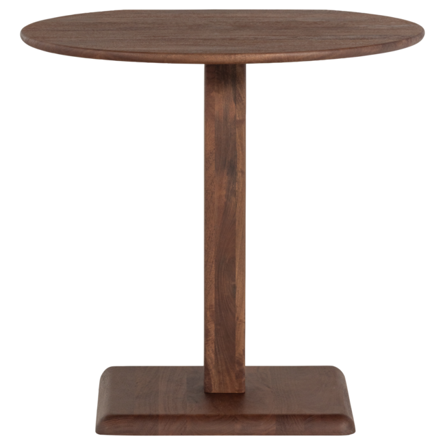 Woood Bistrotafel Feno eindstuk mangohout bruin