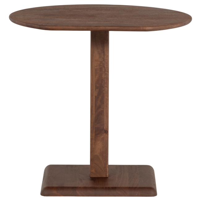 Woood Bistrotafel Feno eindstuk mangohout bruin