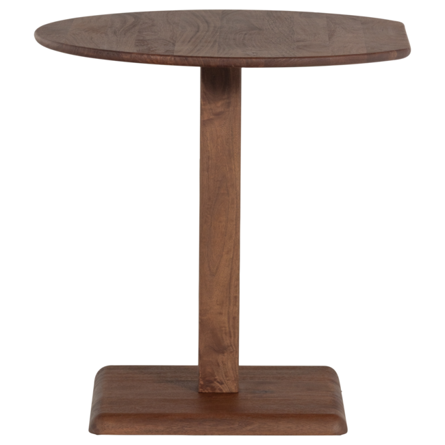 Woood Bistrotafel Feno eindstuk mangohout bruin