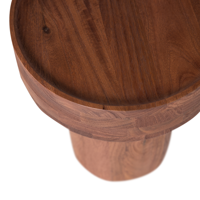 Woood Bijzettafel Dara Mangohout Bruin