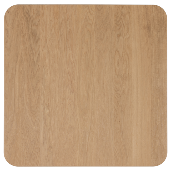 Woood Bartafel Tablo  Afgeronde hoek transparant