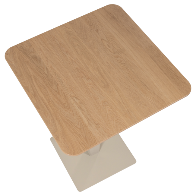 Woood Bartafel Tablo  Afgeronde hoek transparant