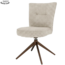 Tower Living Bardi Stoel - Cremona 14 beige - anodic frame (draaibaar)