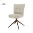 Tower Living Bardi Stoel - Cremona 14 beige - anodic frame (draaibaar)
