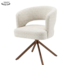 Tower Living Mura Armstoel - Cremona 02 sand - frame anodic (draaibaar)