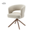 Tower Living Mura Armstoel - Cremona 14 beige - frame anodic (draaibaar)