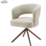 Tower Living Mura Armstoel - Cremona 14 beige - frame anodic (draaibaar)