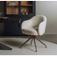 Tower Living Porto Armstoel - Toro 25 cream - frame Anodic brown (draaibaar)