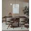 Tower Living Mura Armstoel - Cremona 24 clay - frame anodic (draaibaar)