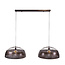 WoonStijl Hanglamp Screen open 2-lichts Ø60cm Antiek koper