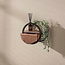 WoonStijl Wandschap Circular 1 lade Ø30cm Acacia bruin