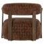 Woood Foon Fauteuil 3d Structuurstof Bruin [fsc]