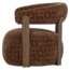 Woood Foon Fauteuil 3d Structuurstof Bruin [fsc]