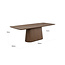 Richmond Interiors  Eettafel Windsor walnoot 230