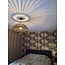 Light en Living Hanglamp Indy bamboe zwart Ø55 cm