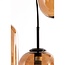 Light en Living Hanglamp Mezza Glas, 5-lamps - Bruin