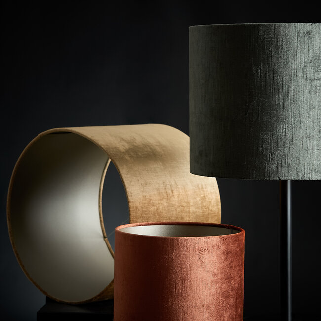 Light en Living Kap cilinder 20-20-15 cm  GEMSTONE terra