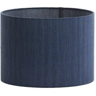 Light en Living Kap cilinder 25-25-18 cm harper Donkerblauw