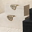 PTMD Opbergbox Hazael Beige suede set van 2 druppel