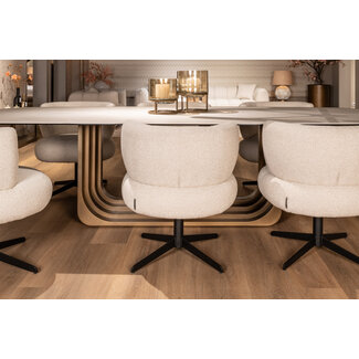 Richmond Interiors  Eettafel Maxfield beige 300