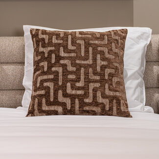 Richmond Interiors  Kussen Ivy bruin labyrinth
