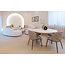 Richmond Interiors  Eetkamerstoel Elvi mocca chunky - Set van 2