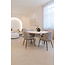 Richmond Interiors  Eetkamerstoel Elvi mocca chunky - Set van 2