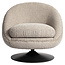 Richmond Interiors  Lounge stoel Nodo naturel chunky draaibaar